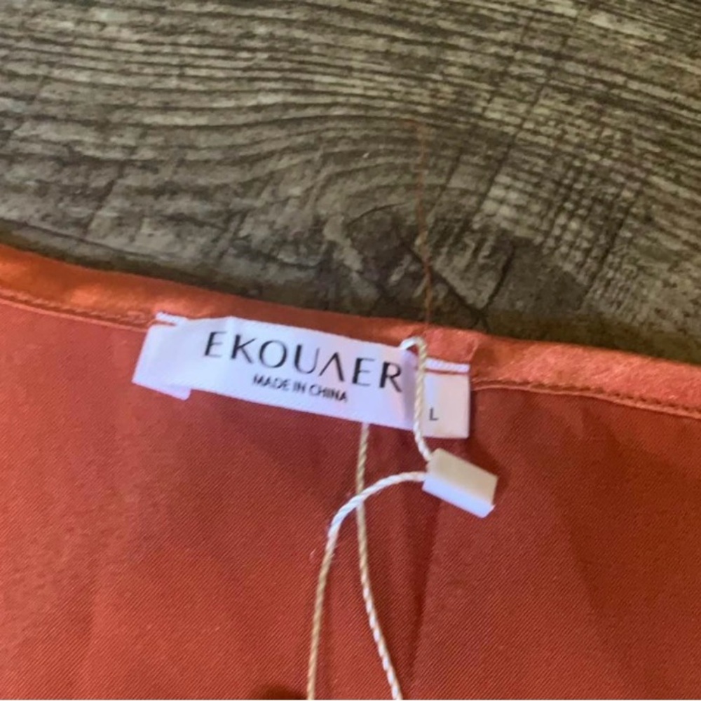 Joules Orange Satin Dress - Picture 2 of 3